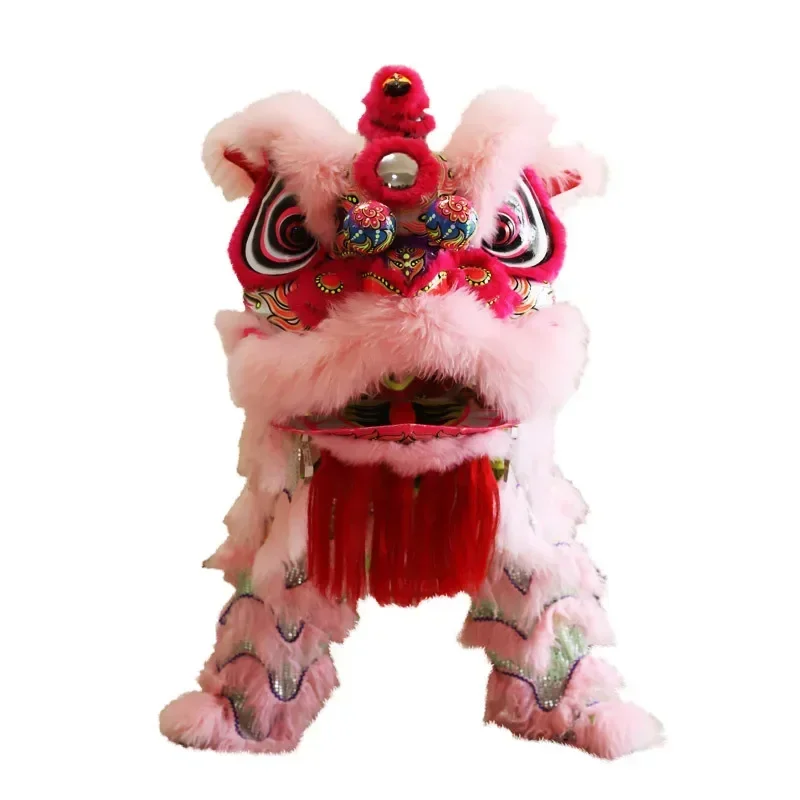 Foshan ผู้ใหญ่ Lion Dance Handmade Crane เครื่องแต่งกาย Lion Awakening คู่ Props ชุด