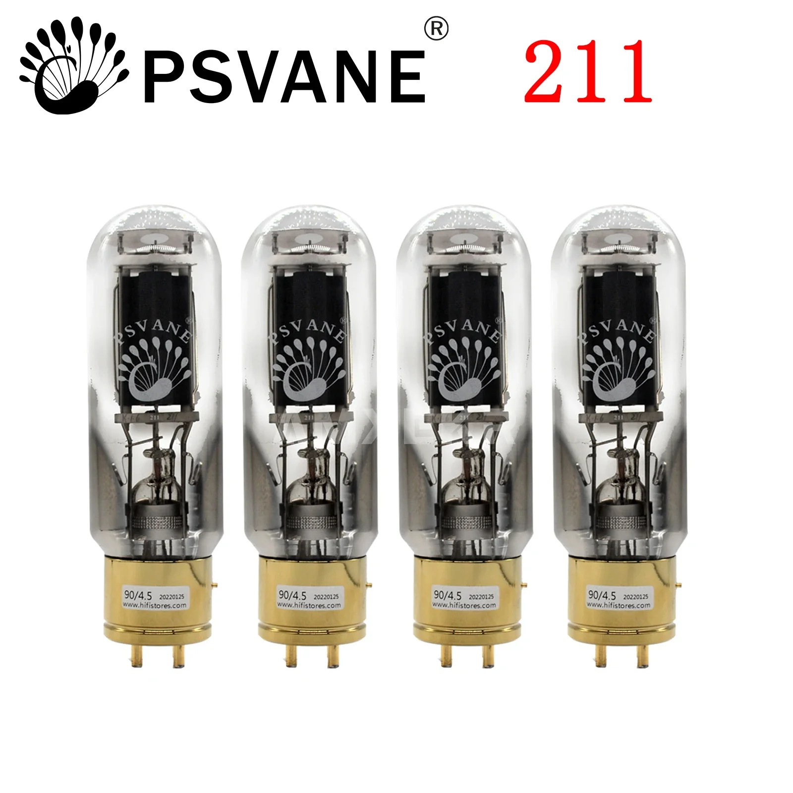 Psvane 211หลอดสุญญากาศวาล์วท่อเสียงอิเล็กทรอนิกส์เข้าคู่กับฐานทองเปลี่ยน GV Shuguang fullmuisc Ge 211-T VT4C