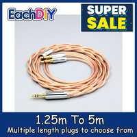 Type6 756 core Shielding 7n Litz OCC Earphone Cable For Hifiman Sundara Ananda HE1000se HE6se DEVA he400se Arya He-3 XS LN007995