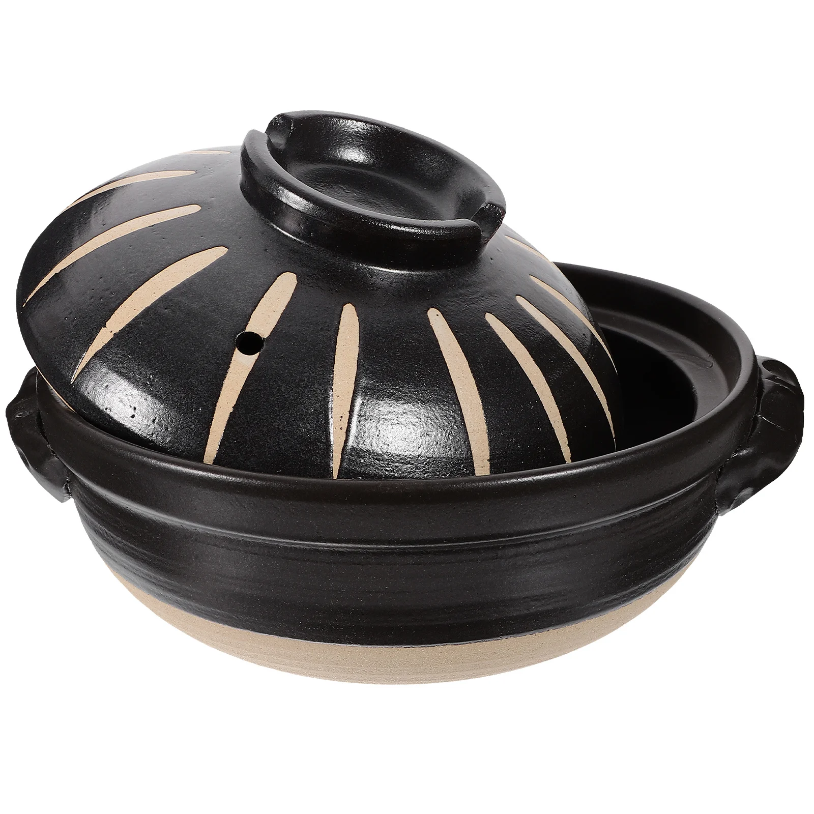 

1 шт., керамическая запеканка, черная высококачественная кастрюля для тушения, кастрюля с антипригарным покрытием для супа, овсянки, домашнего ресторана, керамическая кухонная утварь