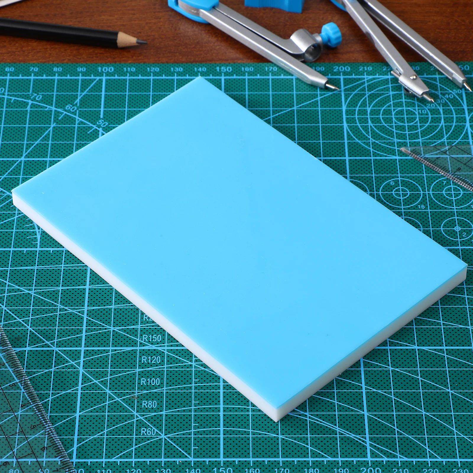 

4Pcs Crafting Rubber Stamp Blocks High Quality PVC Material for DIY Printmaking Engraving Artists Home School Art Projects