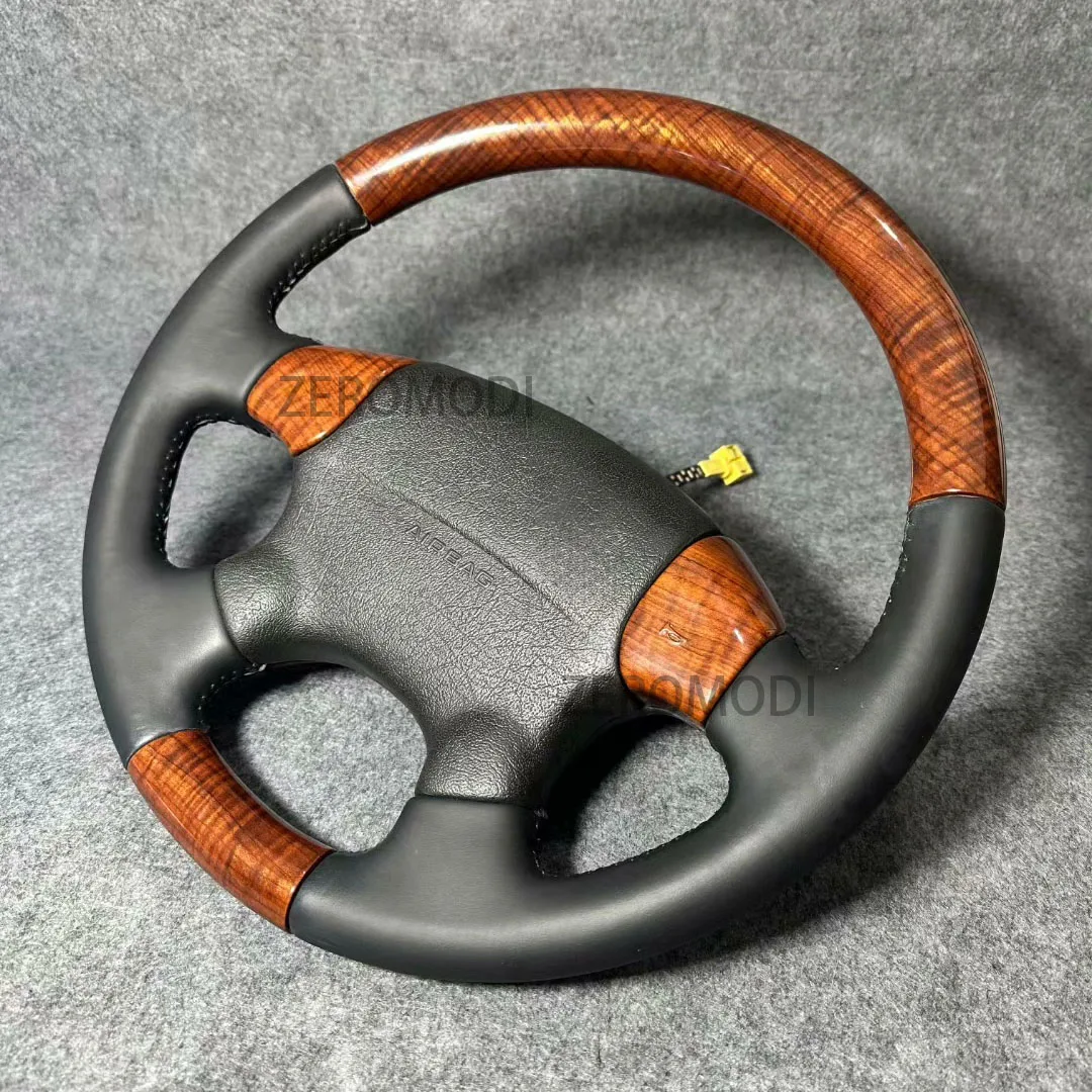 Steering Wheel Wooden For VW Volkswagen Golf Mk3 Jetta Mk3 Passat B4 Polo