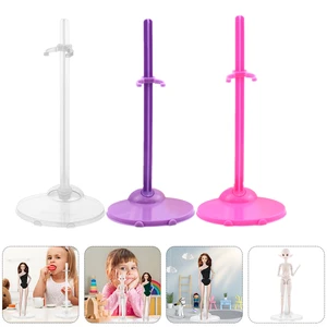5Pcs Boneka Memegang Berdiri Transparan Mendukung Rak Display untuk 1/6 Barbie Boneka Furniture Menopang Manekin Model Pemegang 8 cetakan barbie penjualan terbaik - №