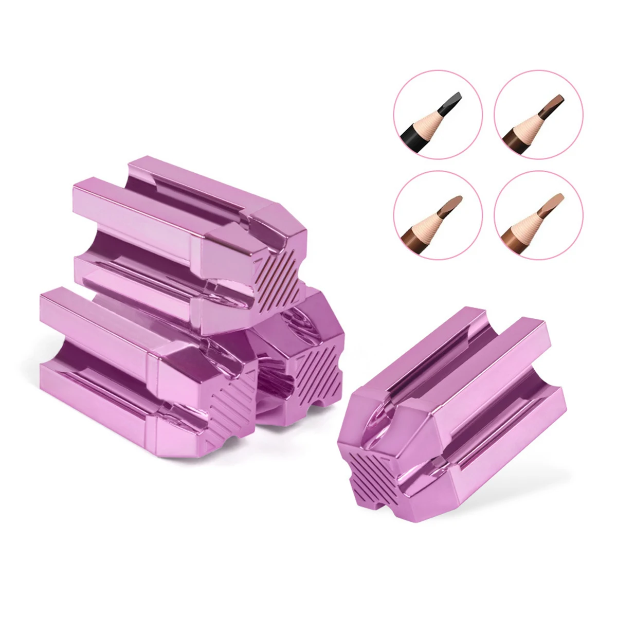 

4 Pcs Reliable Makeup Pencil Sharpener Stylish Eyeliner Pencil Sharpening Tool for All Beauty Needs
