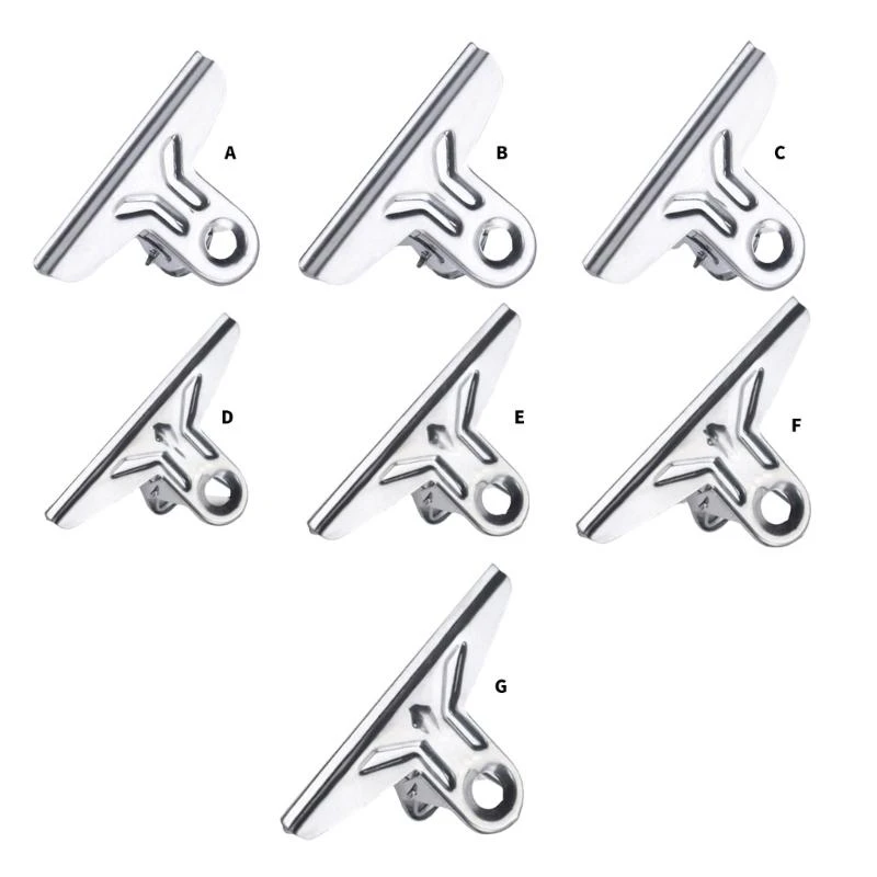 10 PCs Bindemittel Clips Quittungsclips Große Clips Paper Clips Schulmaterial