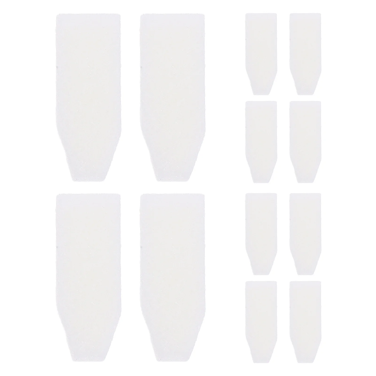 

20Pcs Fine Brush Nib Replacements 8Mm Flat Head Felt Nibs for Liquid Chalk Markers Glass White Multi Use Writing Devices