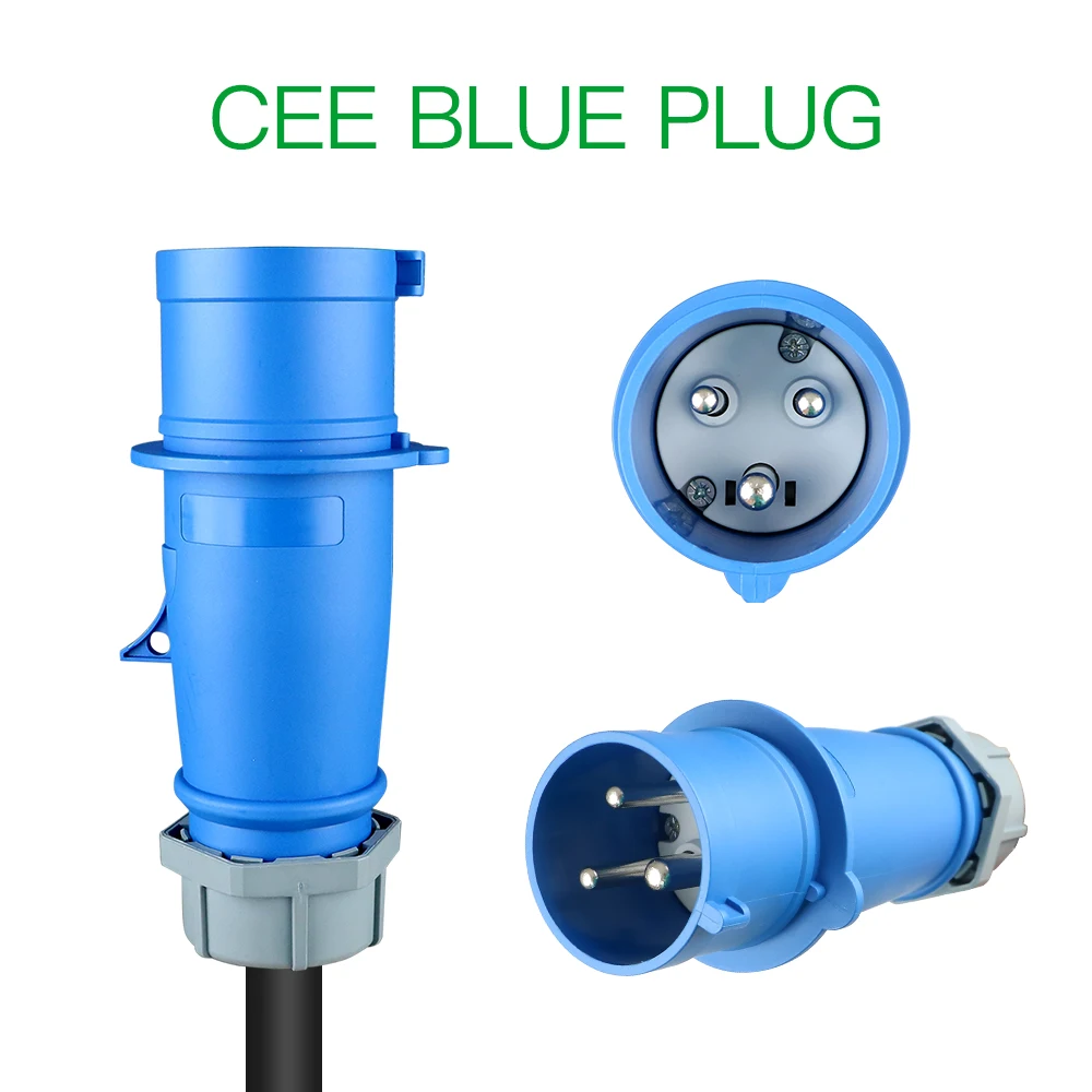 شاحن سيارة Isigma كهربائي ، EVSE Wallbox ، 32 أ ، قابس طاقة 7.2 كيلو وات ، صندوق شحن 5 أمتار ، شاحن محمول من المرحلة الأولى ، Type2