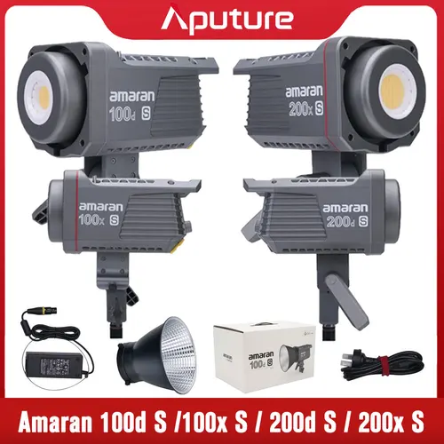 Aputure Amaran 200X S 200D S 100X 100D S COB LED 비디오 조명, 5600K 바이 컬러 2700-6500K 사진 조명, 블루투스 앱 제어  Best5