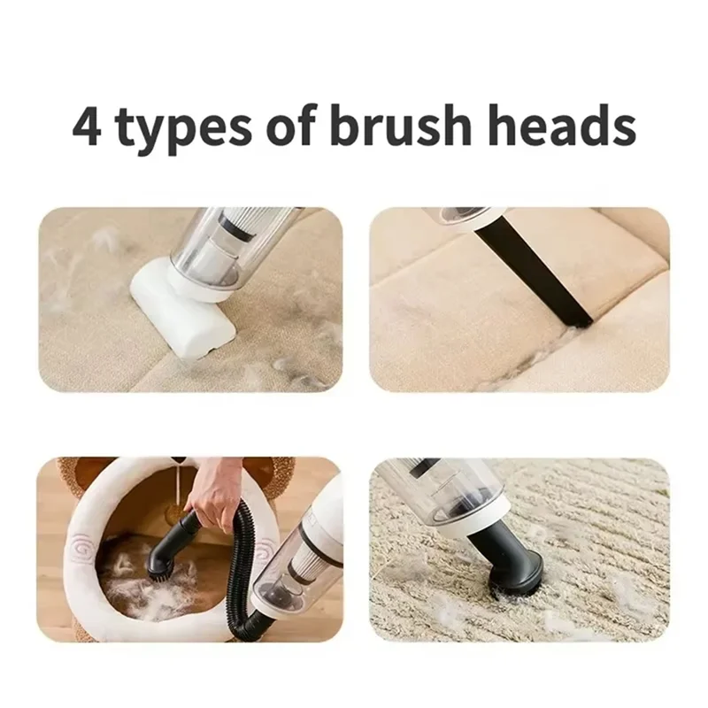 

【Home-Accessories】For Pet Cat And Dog Hair Handheld Small Vacuum Cleaner Pet Hair Removal Accessories