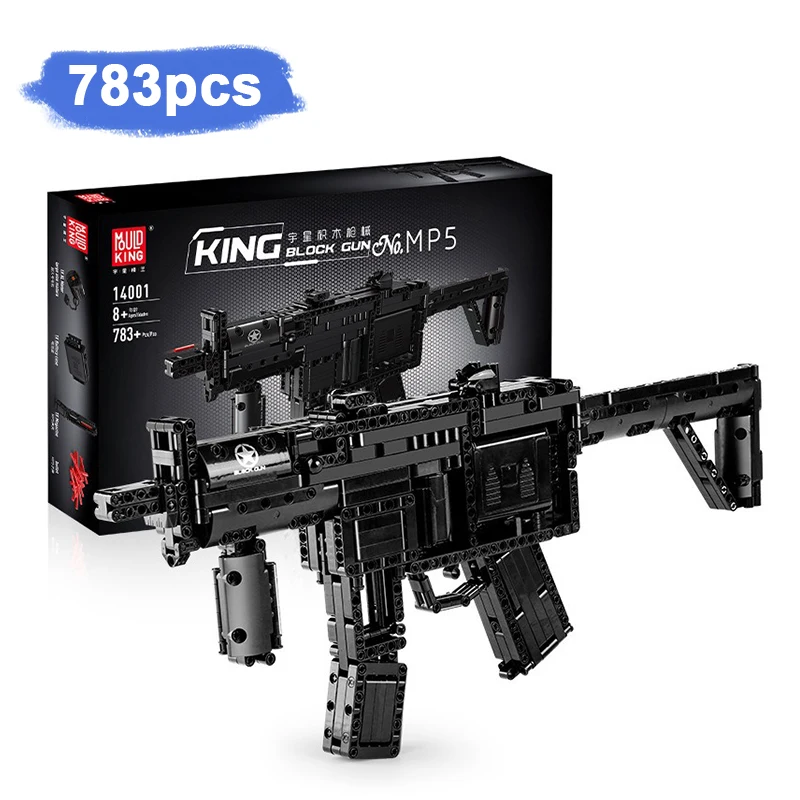 

14001S MP5 Submachine Gun 783pcs MOC Army Firearms Weapons Sets Kids Toys Boys Birthday Gifts