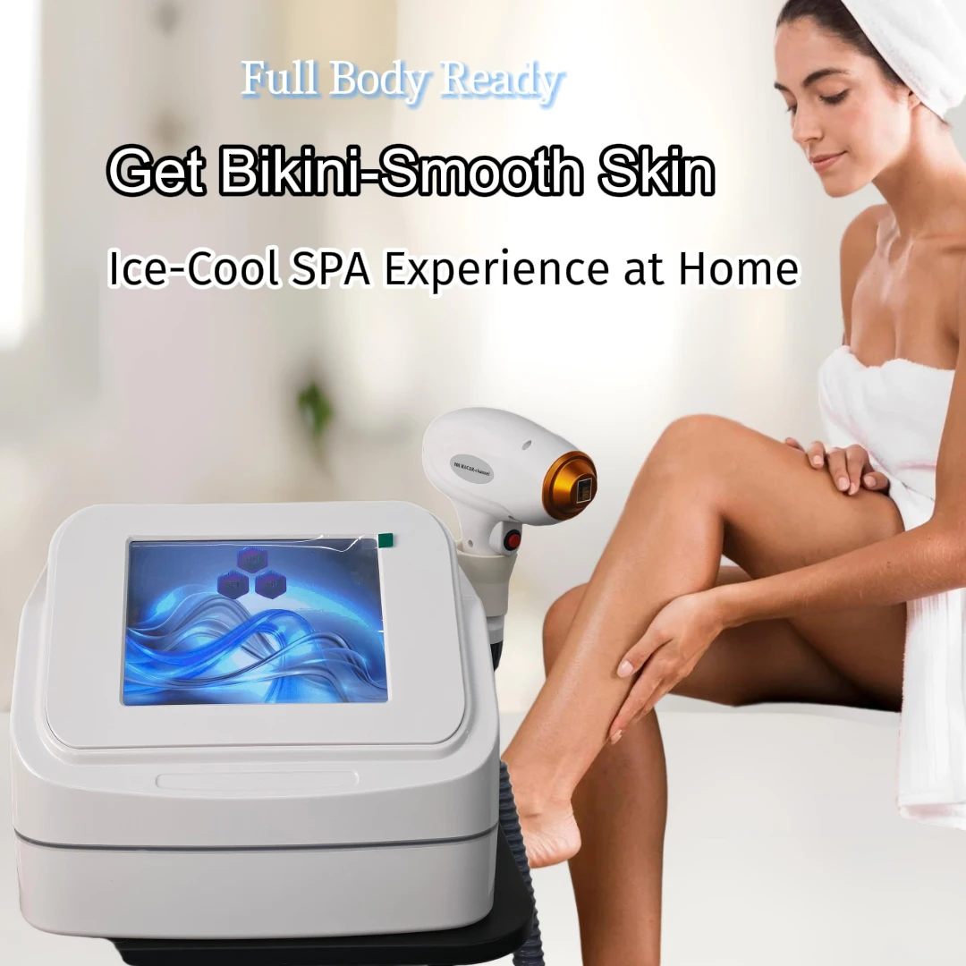 

Multi-Wavelength Diode Laser Epilator 755 808 940 1064nm with Freezing Point No Gel Needed Permanent Hair Removal for Face Body