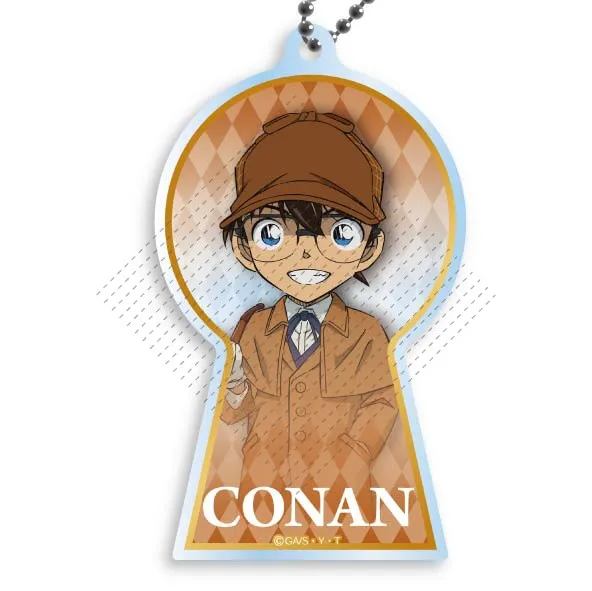 Edogawa Haibara Ai Akai Shuichi Mouri Ran Amuro Toru Anime Keychain Doll Acrylic Keyring Pendant for Gift