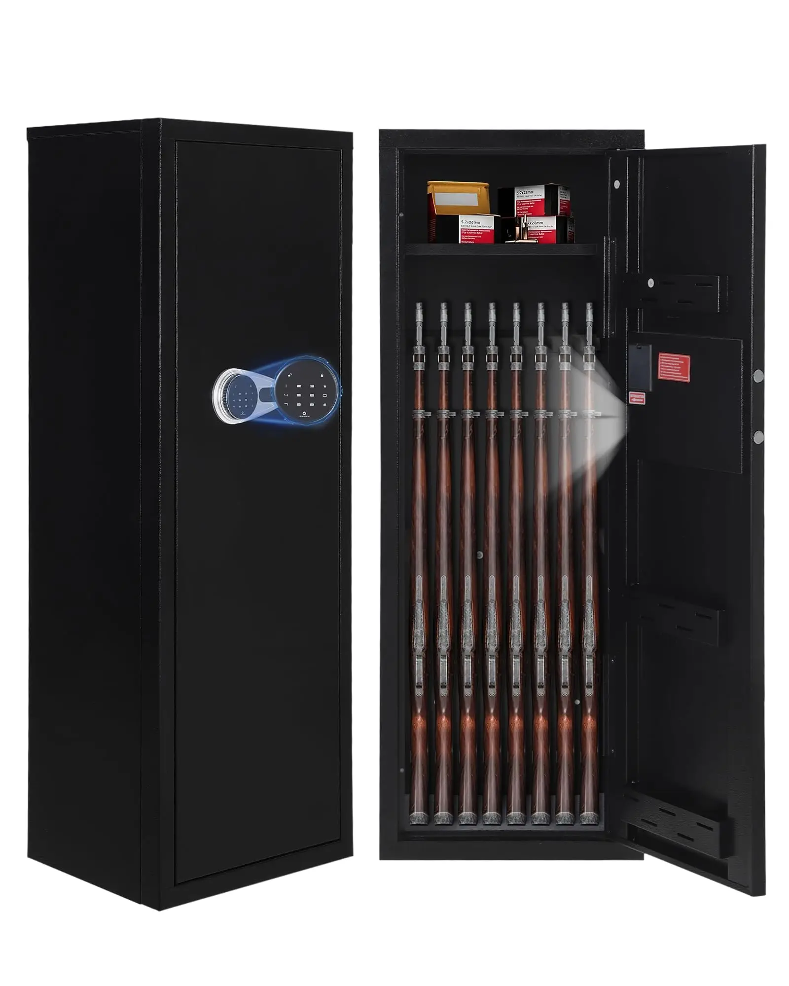 8-12 Gun Safes, Gun Cabinet for Rifles and Pistols