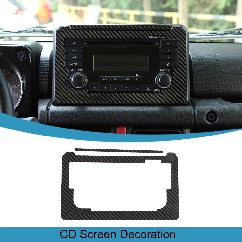 

Center Console Dashboard CD Screen Decoration Cover Trim Stickers for Suzuki Jimny JB64 JB74 2019-2023 Car Interior Accessories