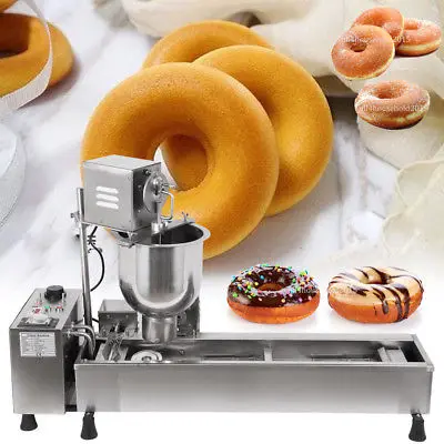 Mini Desktop Wide Oil Tank donut machine/dough making machine/electric donut maker