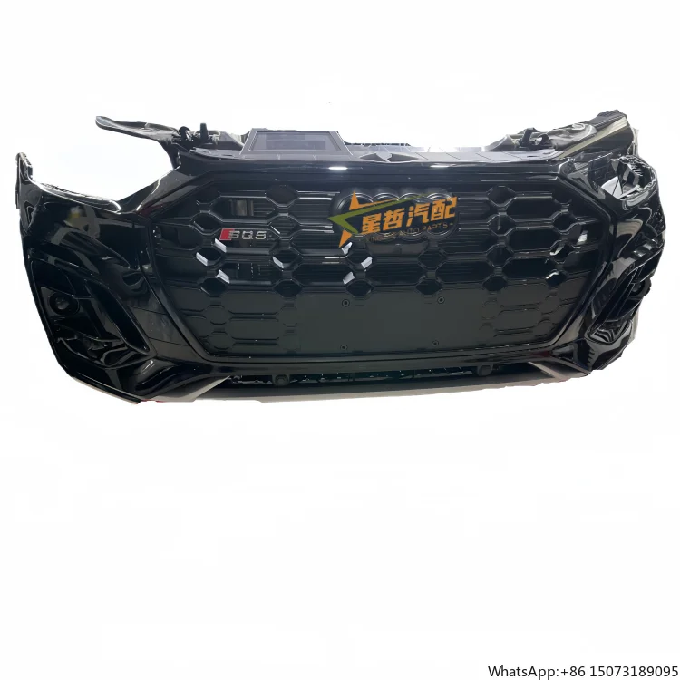 

2022-2024 Q5 SQ5 Аксессуары для стайлинга автомобилей Высококачественный комплект решеток переднего бампера черного цвета