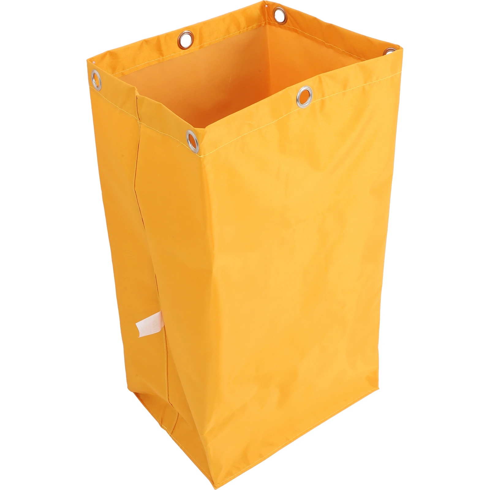 

Cleaning Cart Bags Housekeepers Canvas Commercial Industrial Yellow Trolley Cases Splashproof Trash Bag Large Capacity Reusable