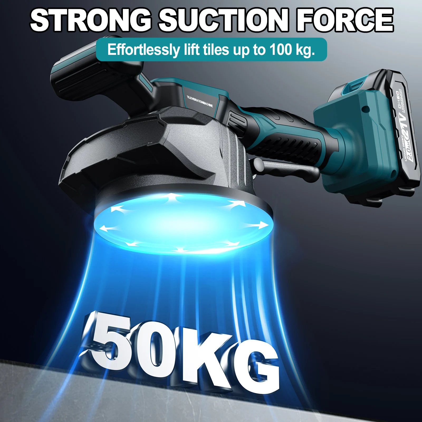 8-ступенчатая аккумуляторная машина для укладки плитки, вибрационная плитка, установка выравнивающей машины, электроинструмент для батареи Makita 18 В