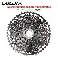 GOLDIX 13 Speed Ultralight Bicycle Cassette MTB Freewheel Carbon Steel Material k7 HG Structure Sprocket for Mountain Bike