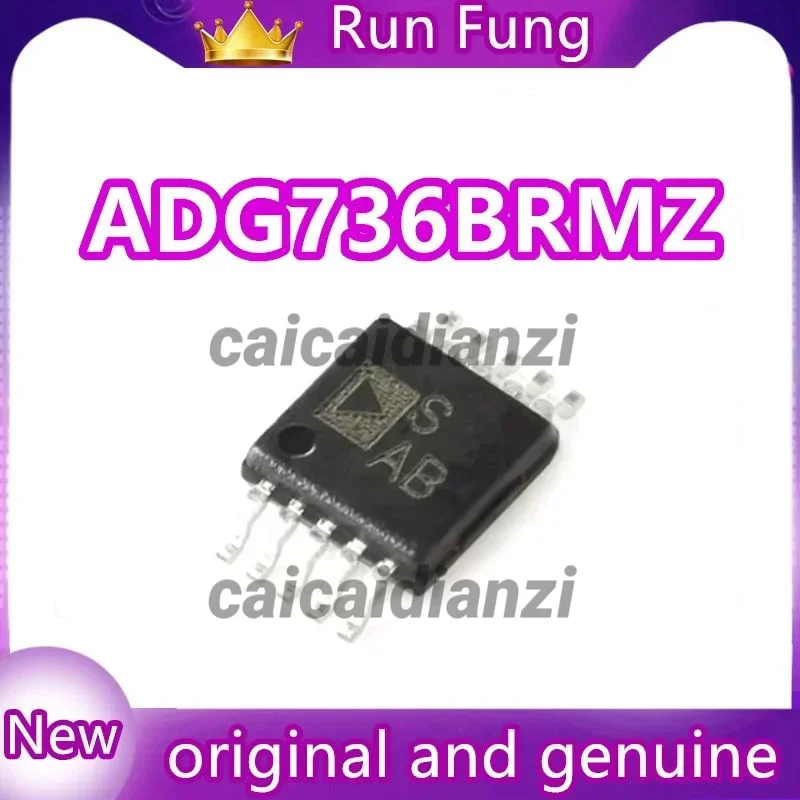 SAB ADG736BRMZ-REEL ADG736BRMZ  2 Circuit IC Switch 2:1 4Ohm 10-MSOP  10Pcs/Lot  New Original