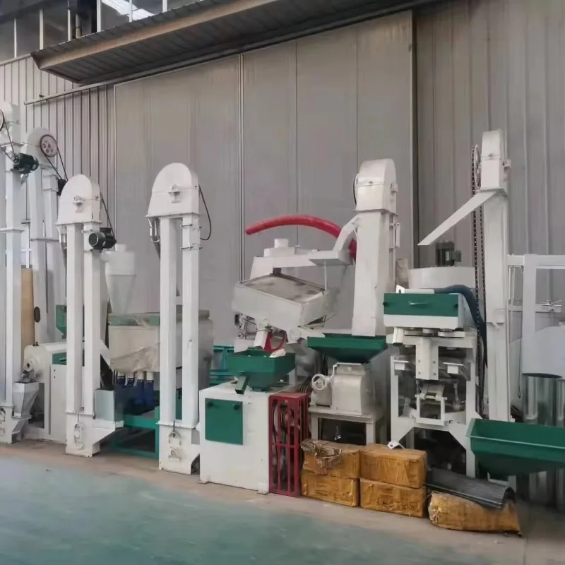 15 Ton/Day Small Auto Rice Milling Plant Commercial High Efficiency Motor Paddy Mill Custom