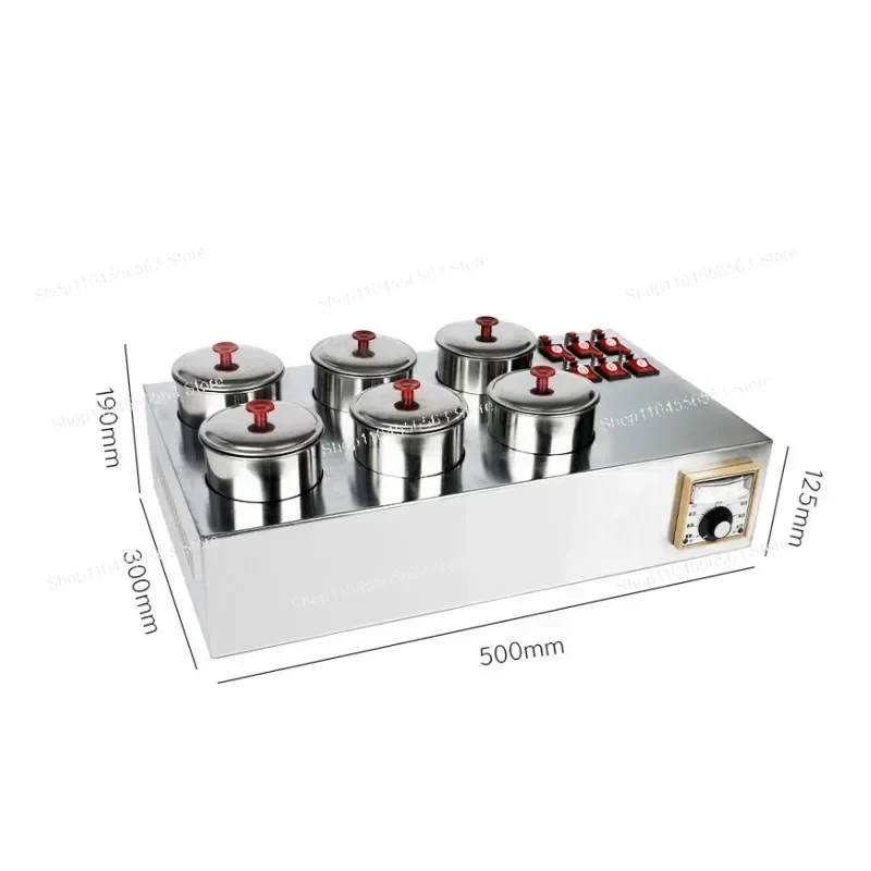 New Upgrade Optical Shop Processing Equipment TR-6 Six Cylinder Dyeing Machine Temperature Control Dyeing Cylinder Water