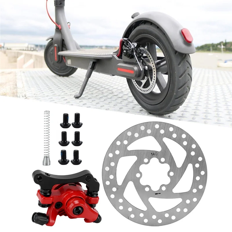 جديد-سبائك الألومنيوم 140 مللي متر قرص فرامل الفرجار عدة 6 ثقوب مقاومة للاهتراء للدراجات البخارية الكهربائية #2