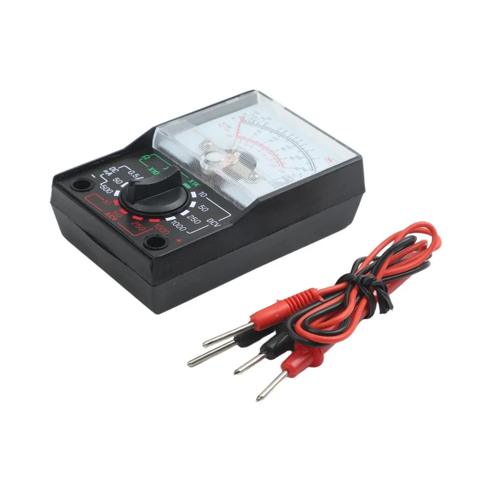 Compact Design Analog Multimeter Tester 110A Ohmmeter x10/x100/x1K AC/DC Voltage and Current Made of Materials