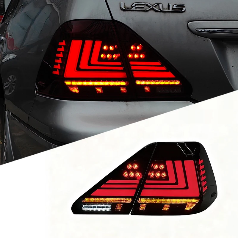 LED Tail Lights for Lexus LS430 2001 2002 2003 2005 2004 2006 Rear Lamp Dynamic Driving Light Sequence Light Auto Accessories
