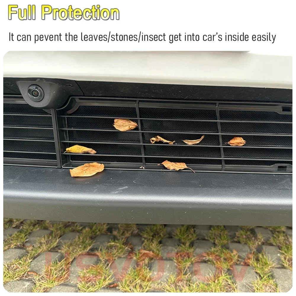 ل تسلا نموذج Y العرعر 2025 المصد السفلي مكافحة الحشرات صافي مكافحة الغبار برهان الداخلية تنفيس غطاء مصبغة أغطية أمامية مقاومة للحشرات #5