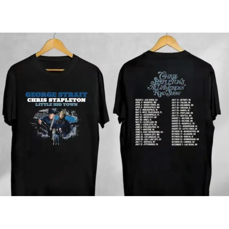 All American Road Show T Shirt Chris Stapleton Tour Fan Gi
