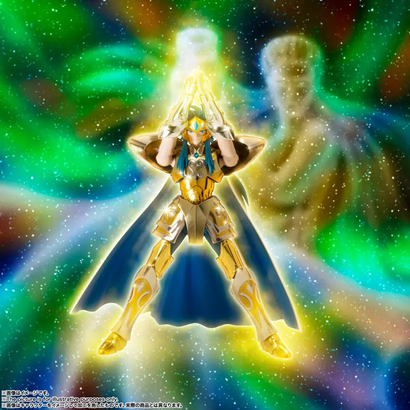 New arrival Bandai Revival Aquarius Camus  Saint Seiya Cloth Myth Gold Ex Action Figure Toy