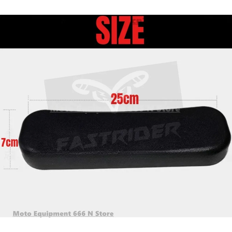 Uniwersalne plastikowe oparcie bagażnika motocyklowego, nowe wygodne okrągłe oparcie z poduszką do bagażnika motocyklowego