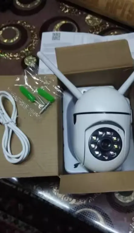 8MP Wifi Surveillance Camera Wireless Security PTZ IP Camera Color Night Vision AI Human Tracking CCTV Camera 4X Digital Zoom photo review