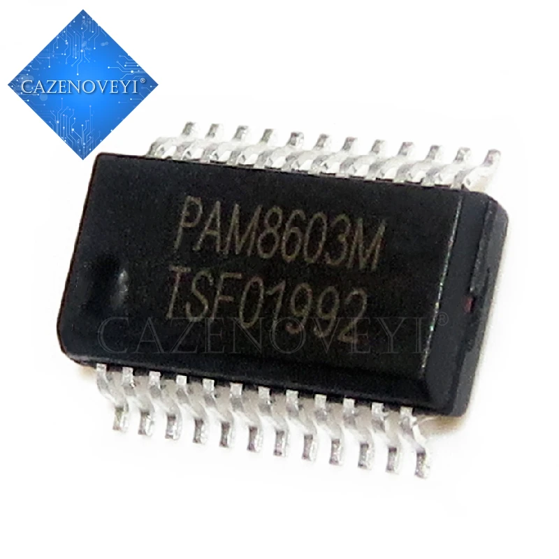 5pcs/lot PAM8603M PAM8603 SSOP-24 In Stock