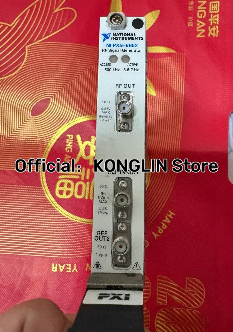 

Б/у National Instruments NI PXIe-5652 Генератор радиочастотных сигналов 500 кГц ~ 6,6 ГГц