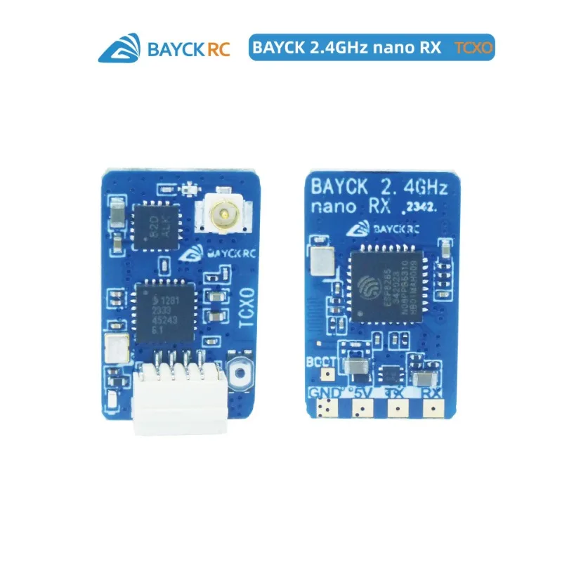 

2PCS BAYCK ELRS 2.4G receiver, temperature compensated crystal oscillator CRSF SBUS 3.3.0 firmware, fixed wing