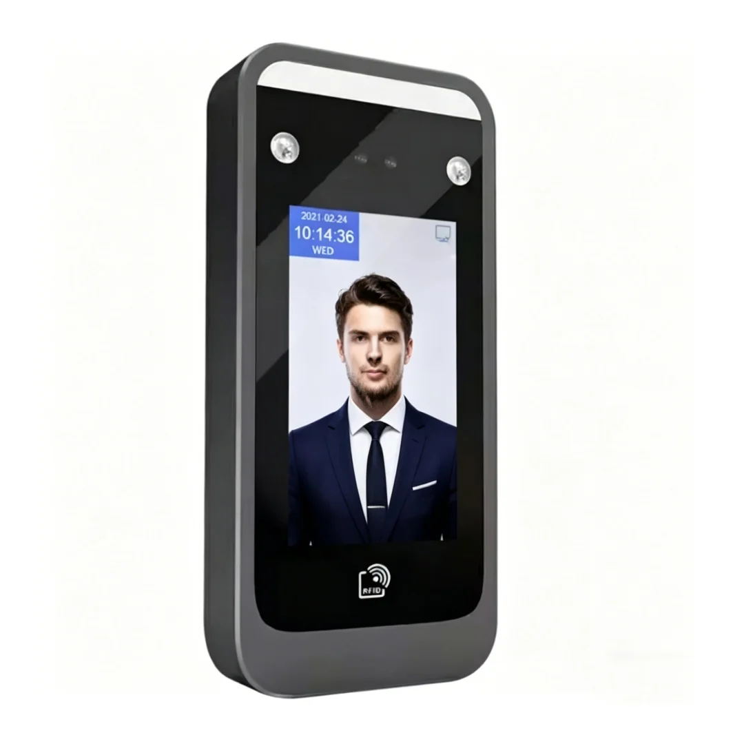 Biometric Fingerprint and Face Recognition 4.3in Turnstile Card Reader for Time Attendance and Access Control