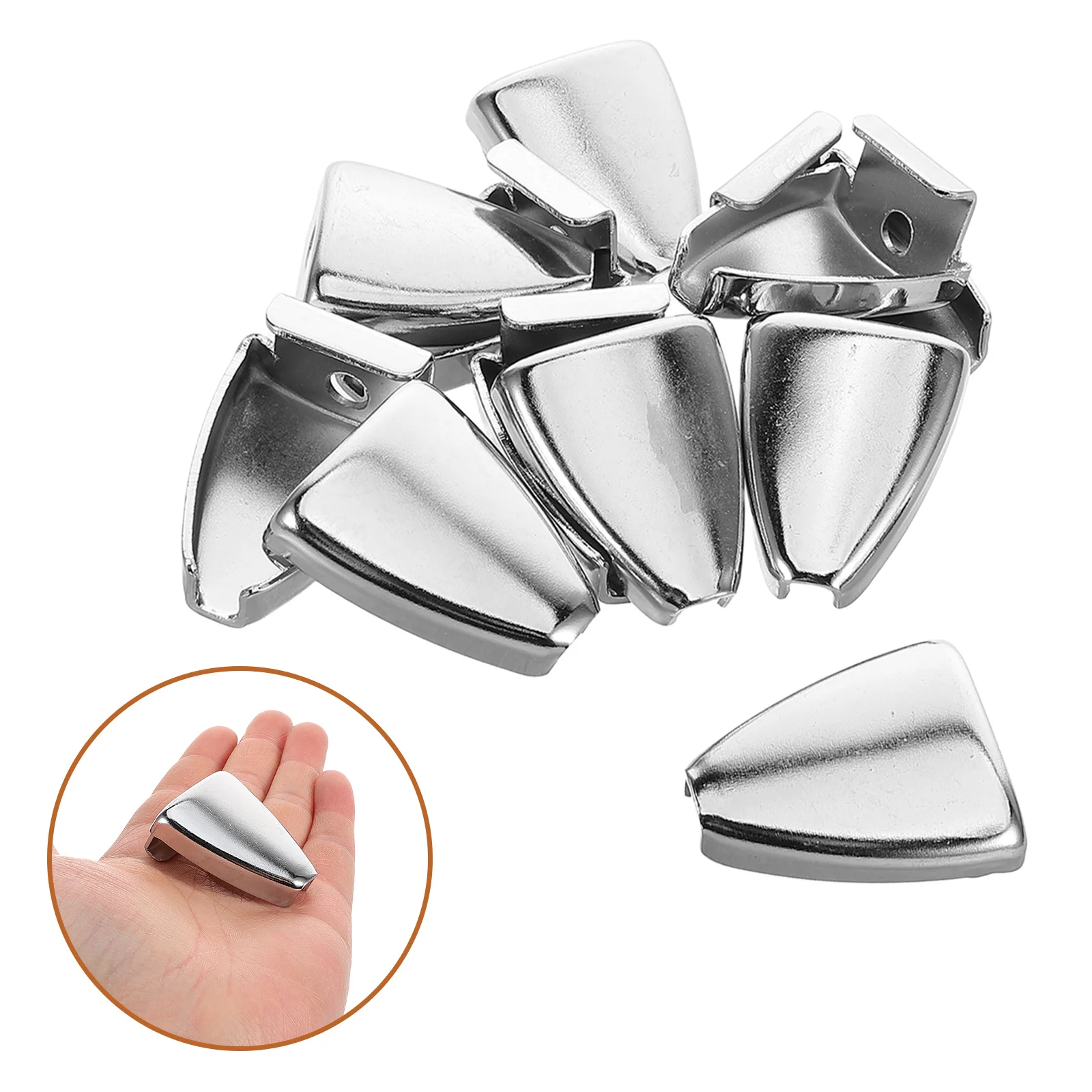 

10Pcs Drum Claw Hooks Metal Bass Snare Triangle Drum Lug Clamps Replacement Parts Kit Claw Hook Clamp Percussion Accessory