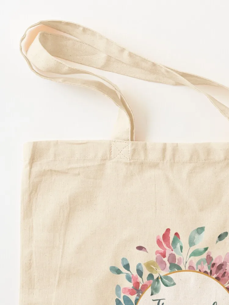 فرح الرب الكتاب المقدس الآية الأزهار المائية حمل حقيبة حمل حقيبة الجامعة حمل الحقائب أكياس القماش #3