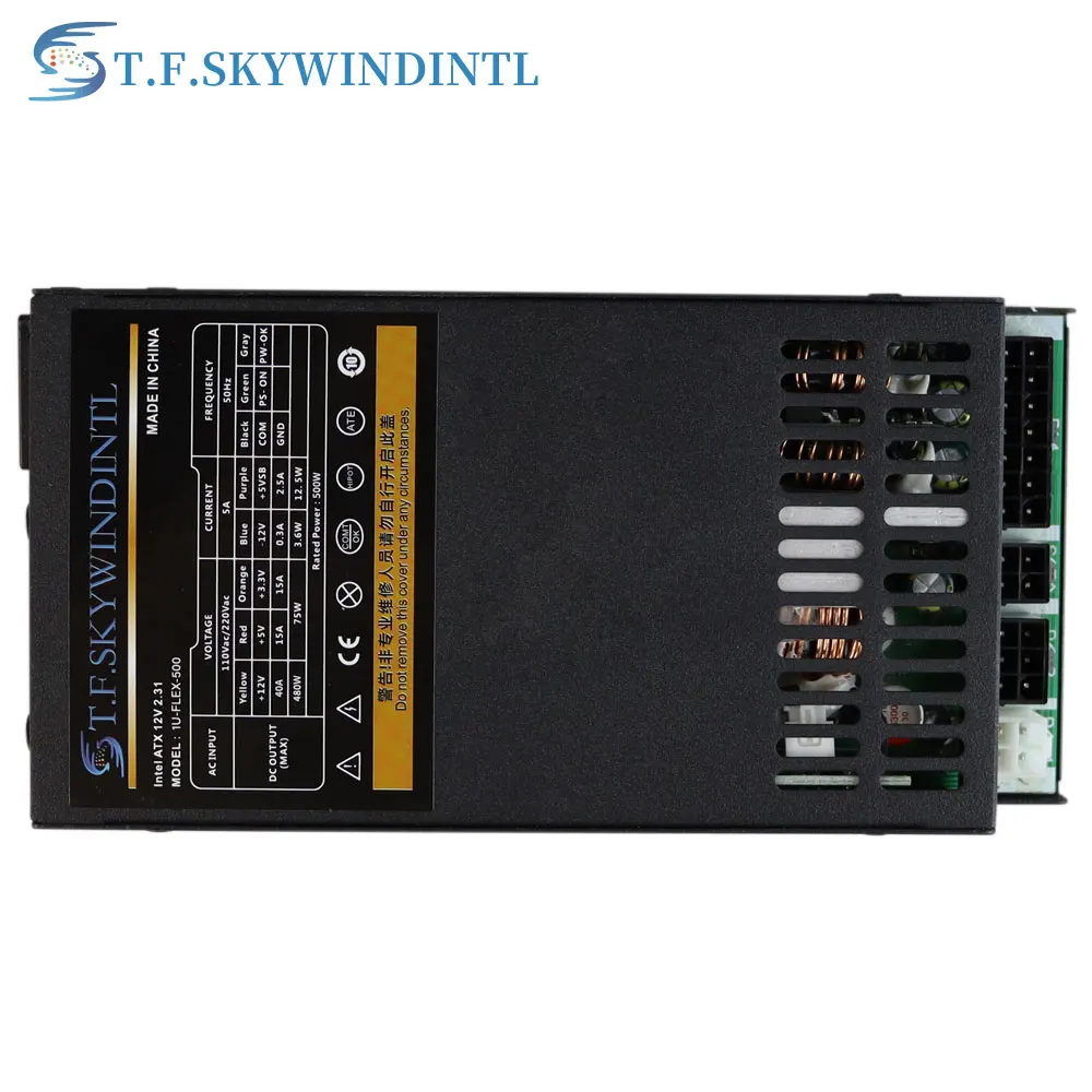 Small 1U FLEX  ITX module 500W Desktop PSU Power Supply 110 220V PC Computer Power Supply for Gaming Cash Register NAS FLEX HTPC