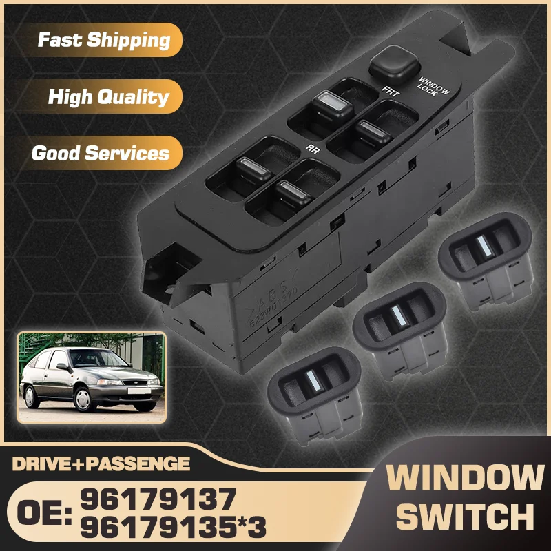 

Power Window Control Switch Button For Daewoo Nexia N100 N150 Saloon Daewoo Cielo Heaven Pointer Racer Chevrolet Nexia 1997-2008