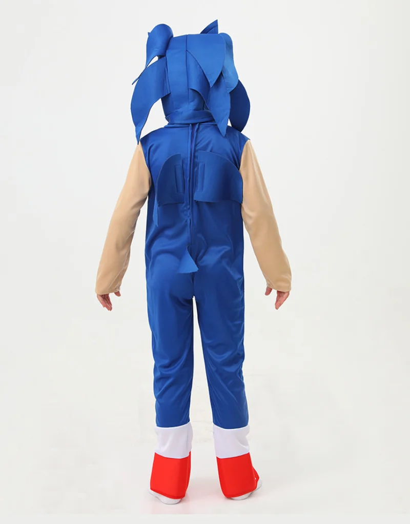 Costume de Cosplay pour enfants, personnage du jeu hérisson, pour garçons et filles, ensemble de fête à thème d'halloween, tartes