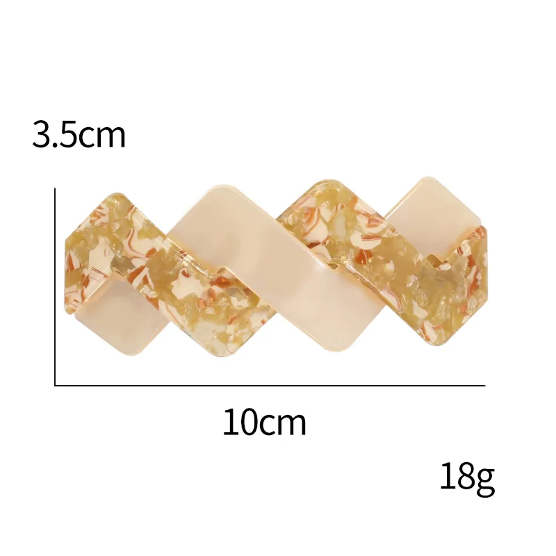 Fashion Korean Acetate Board Bow Cross Large Hair Clips for Women Girls Twist Hair Clips Hair Accessories