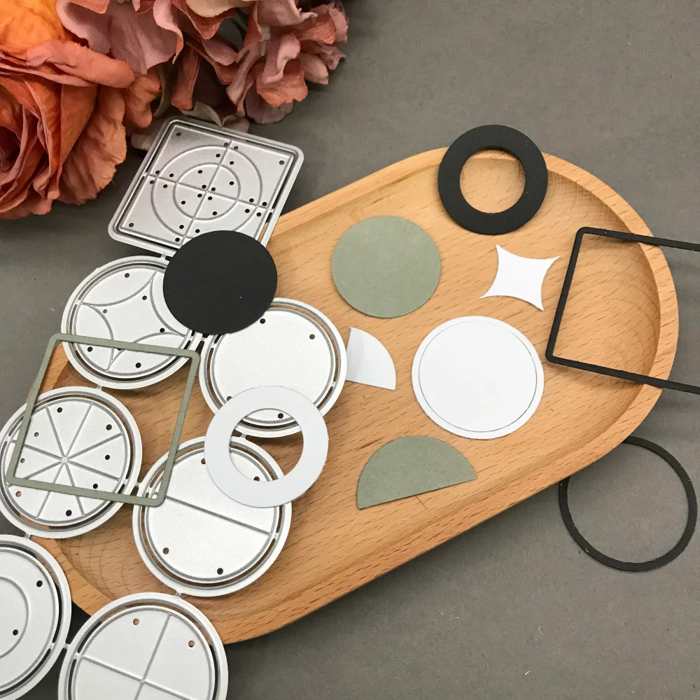 

Geometric Decor Metal Cutting Dies Stencils For DIY Scrapbooking Decorative Embossing Handcraft Die CutsTemplate