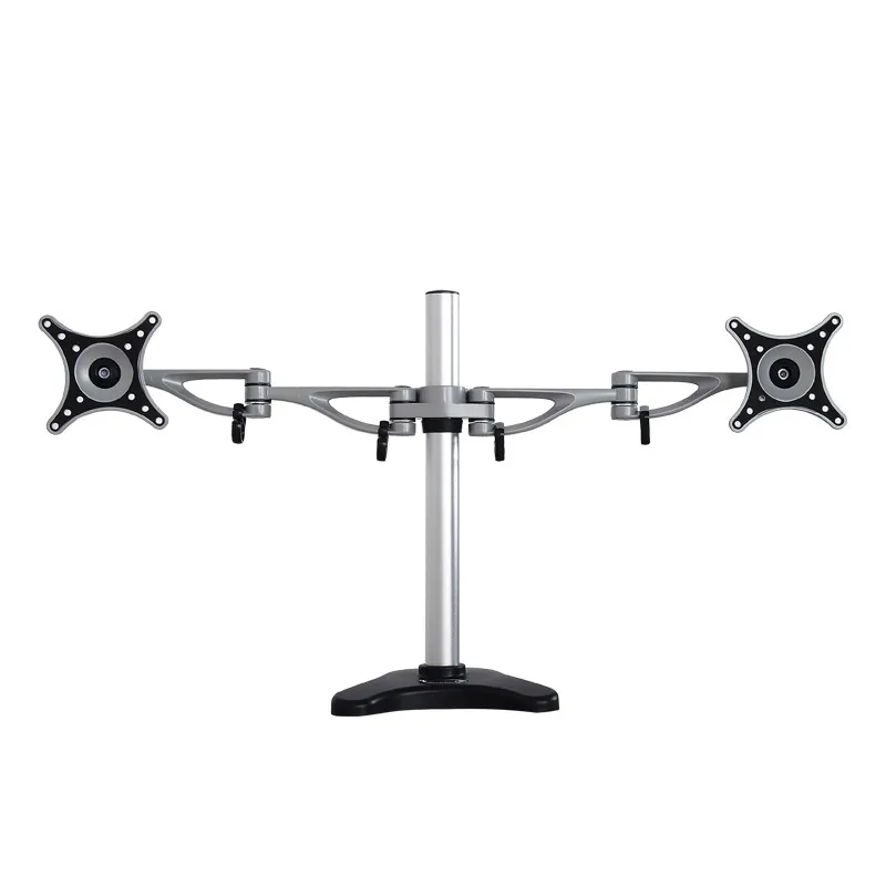 

Desktop LCD Monitor Mount Dual Screen Computer Mount Screen Display Bracket Dual Monitor Mount Arms Fit for 10"~24"