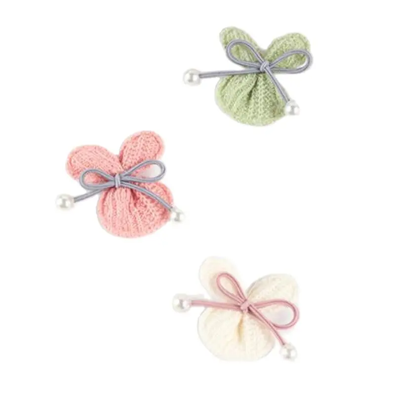 

20Pcs/lot Cartoon Fabric Rabbit Patches Pink Green Beige Rabbit Fabric Accessories DIY Handmade Decoration Appliques Material