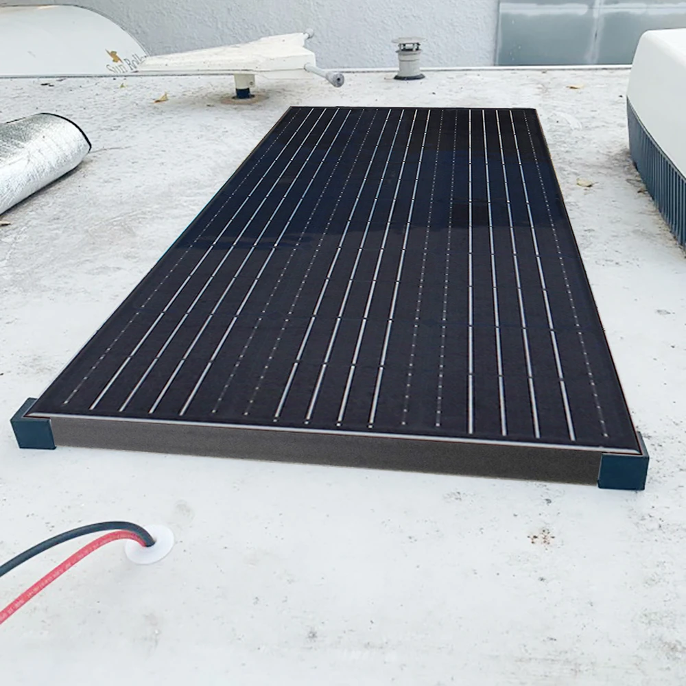 300w 150w zonnepaneel met aluminium frame 12v acculader kit lichtgewicht fotovoltaïsch paneel voor camper camper camper camper camper boot naar huis balkon EU magazijn DHL Verzending - Afbeelding 4