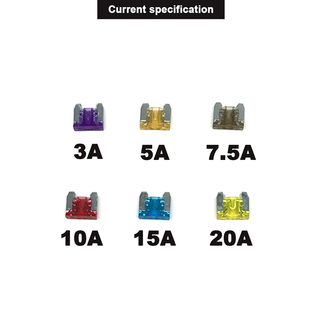 6PCS/Set Mini Size Car Fuse Holder Add-a-circuit Fuse TAP Adapter 12V Car Add-a-circuit Fuse Adapter Fuse Holder