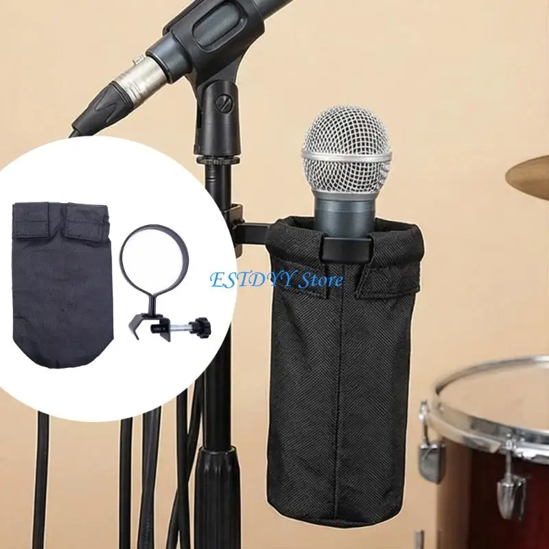 G6DE Compact Drum Equipment Stand Convenient Storage for Sticks and Microphone